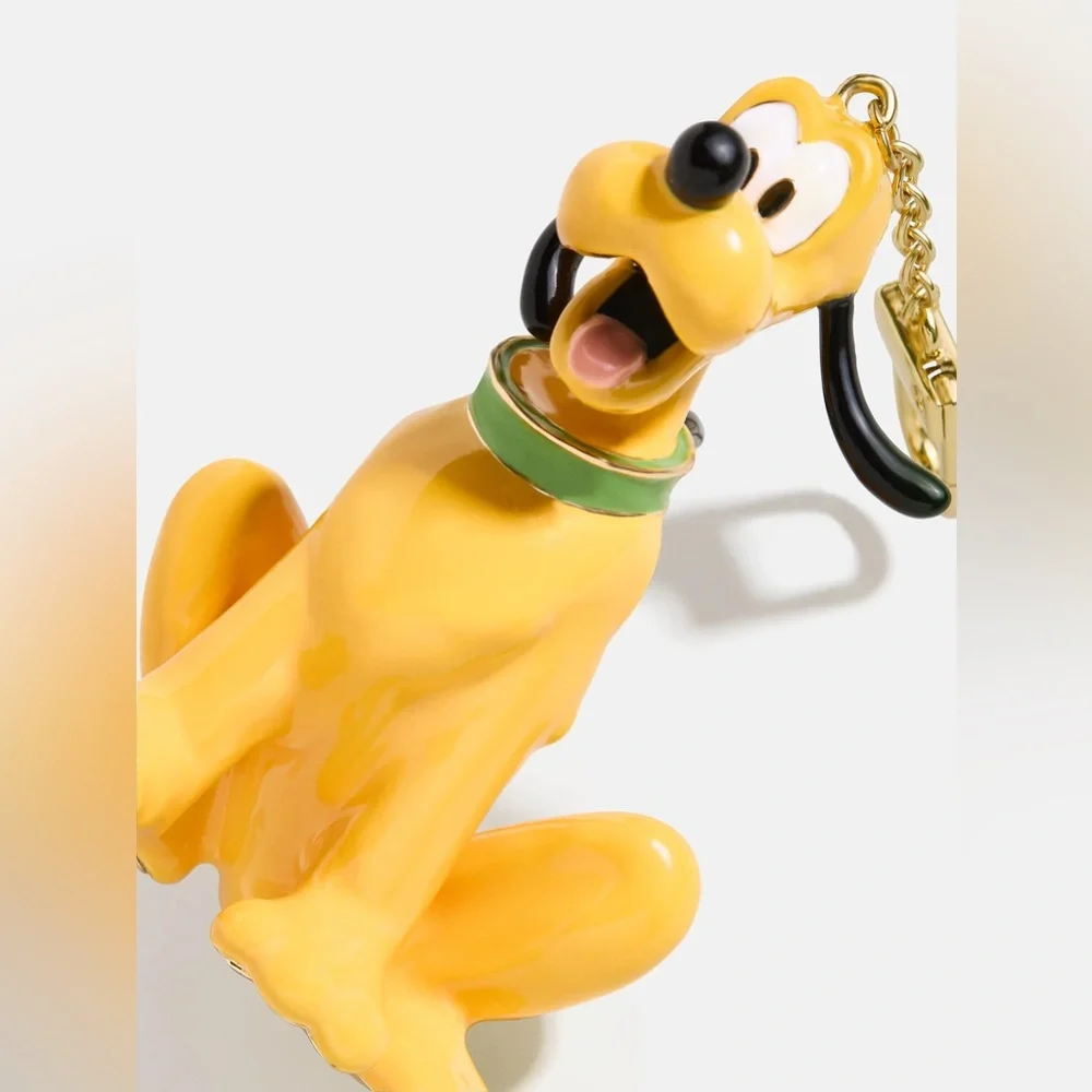 Disney Pluto Classic Enamel Bag Charm NEW